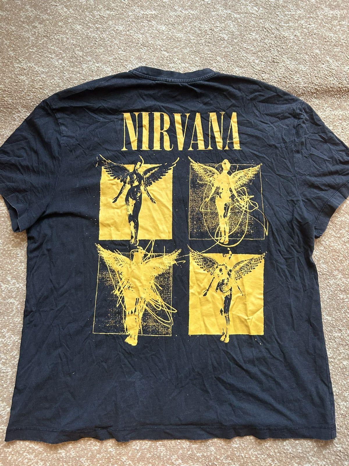 Nirvana × Vintage Nirvana T-shirt Size US XXL / EU 58 / 5 - 2 Thumbnail