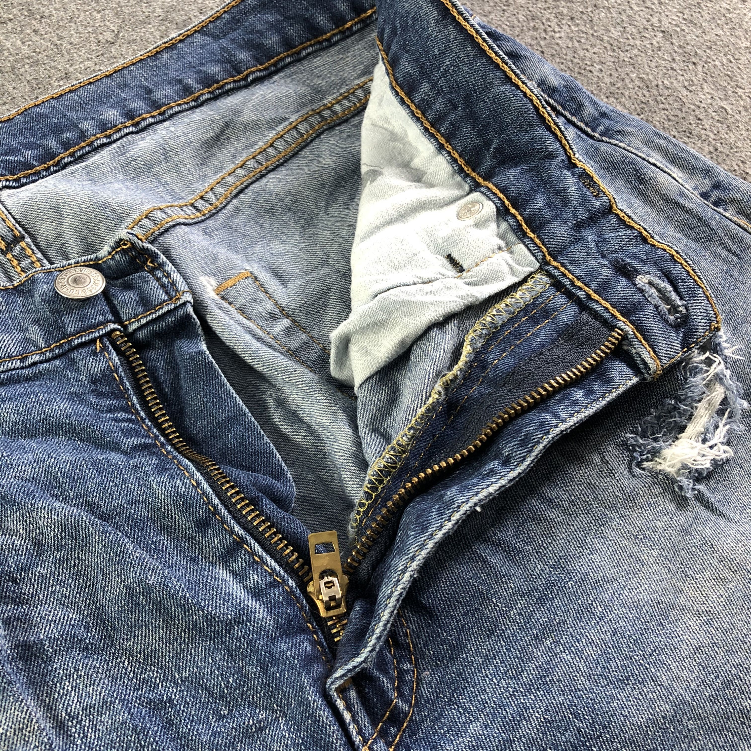 Levi's Vintage Blue Wash Levis 514 Jeans-J4407 Size US 34 / EU 50 - 7 Thumbnail