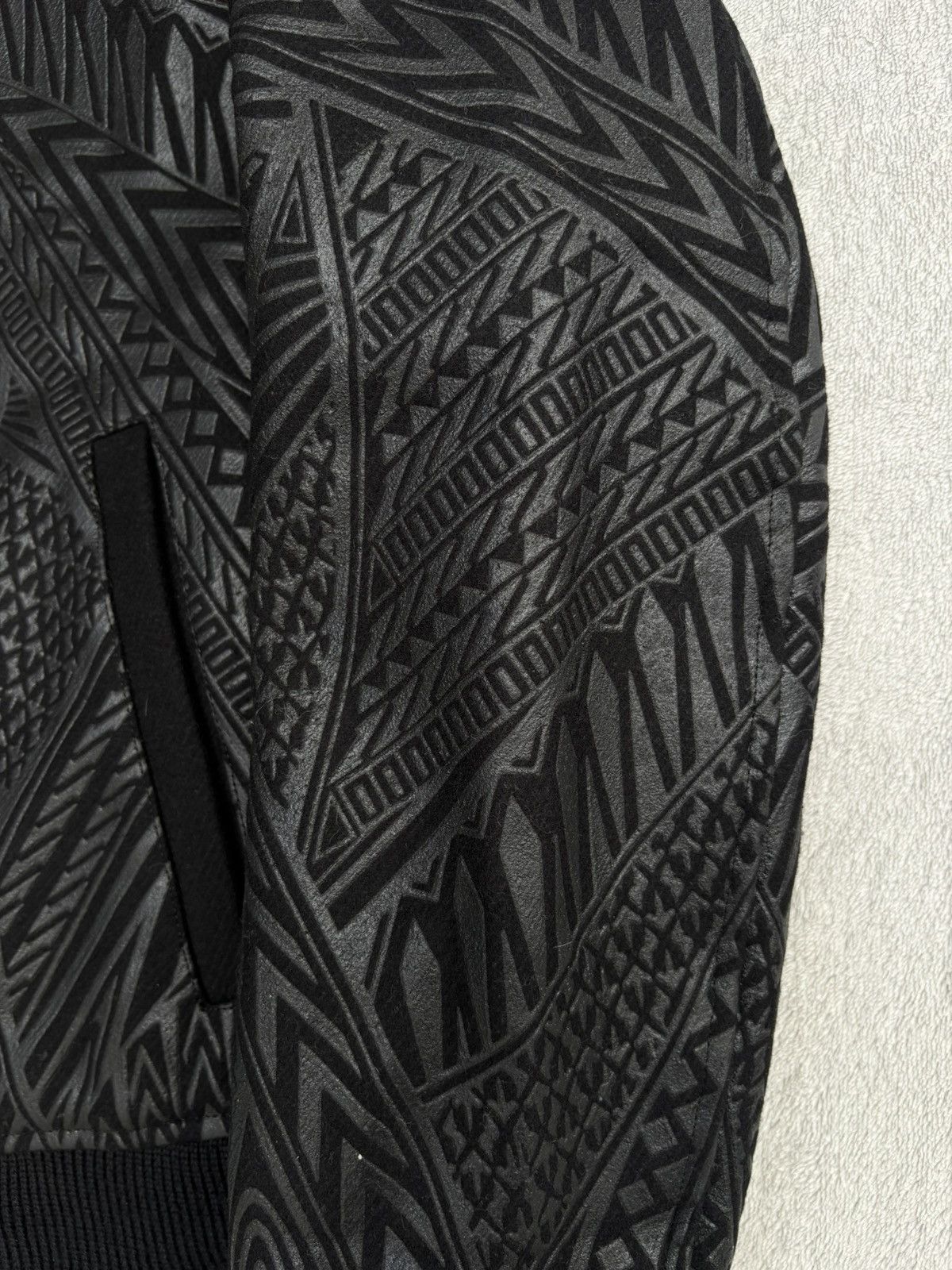 Just Cavalli AW 2014 Just Cavalli Geometric Tribal Embossed Bomber Jacket Size US M / EU 48-50 / 2 - 13 Thumbnail