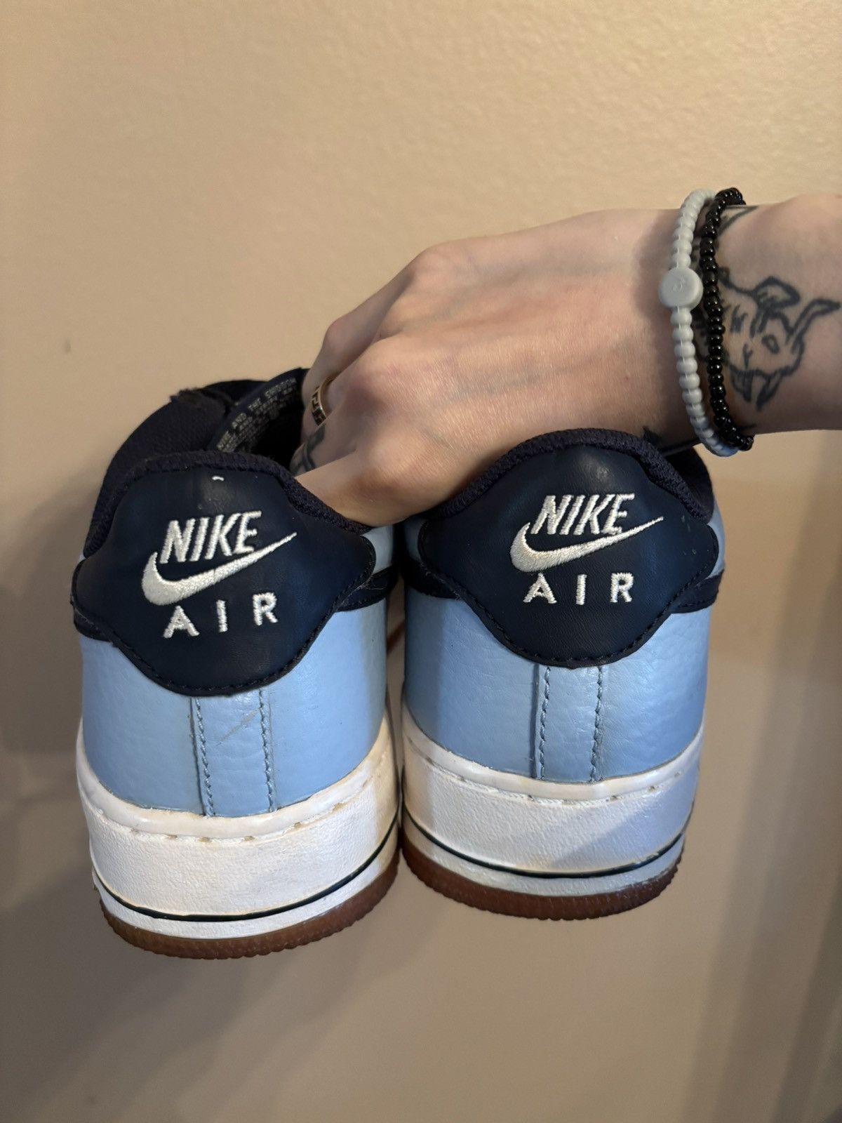 Nike Nike Air Force 1 Premium GS 'Light Blue' Size US 7 / EU 40 - 4 Thumbnail