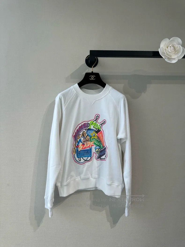 Hermes Hermes Embroidered hoodie Size XXS / US 00 / IT 34 - 1 Thumbnail