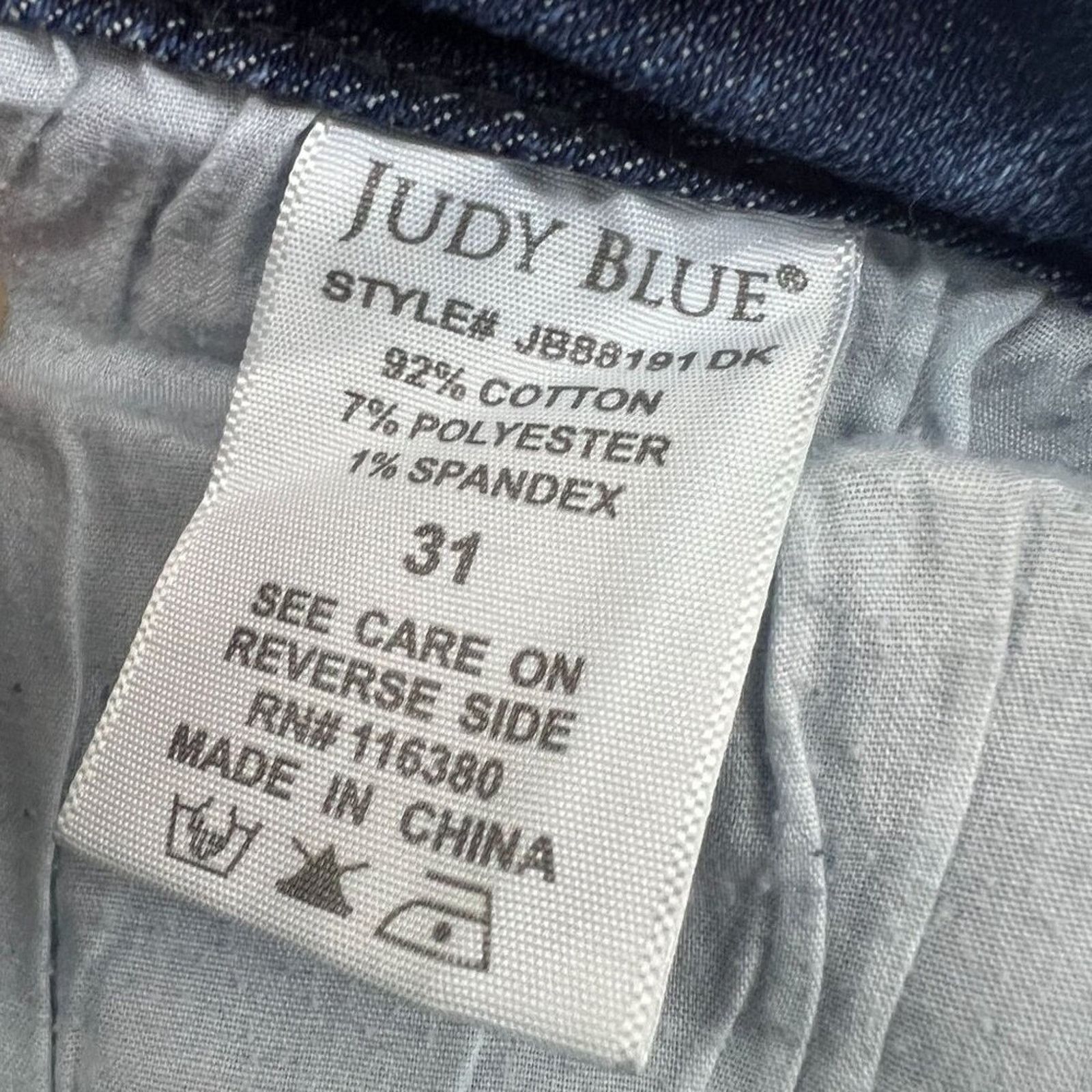 Judy Blue Judy Blue Shelly High Rise Relaxed Fit Regular Womens 31 Size 31" - 3 Thumbnail