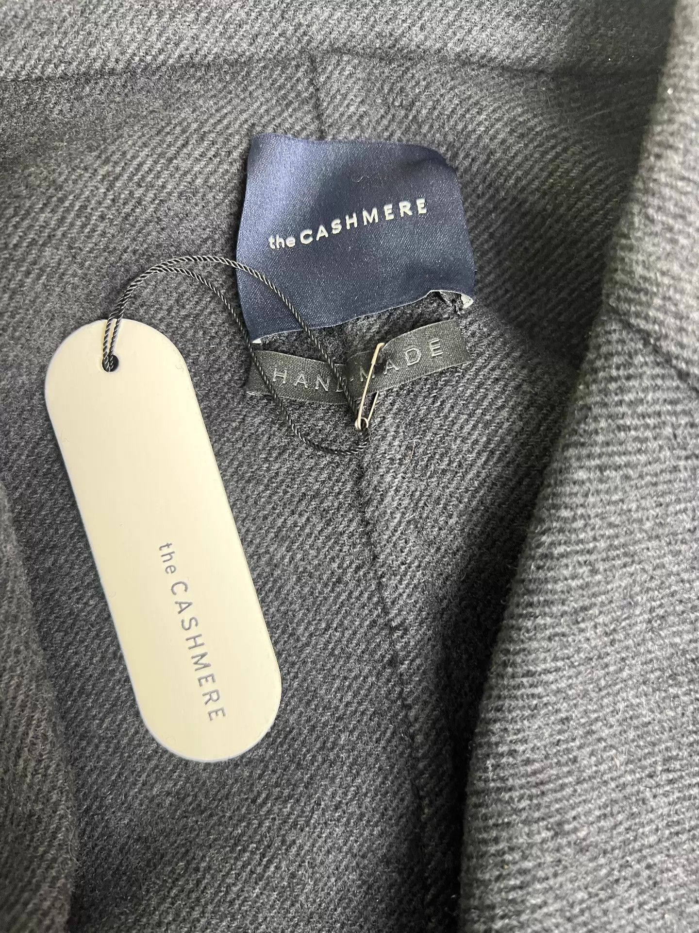 Other Slate Gray Minimalist Relaxed Cashmere Wool Coat M Size M / US 6-8 / IT 42-44 - 4 Thumbnail