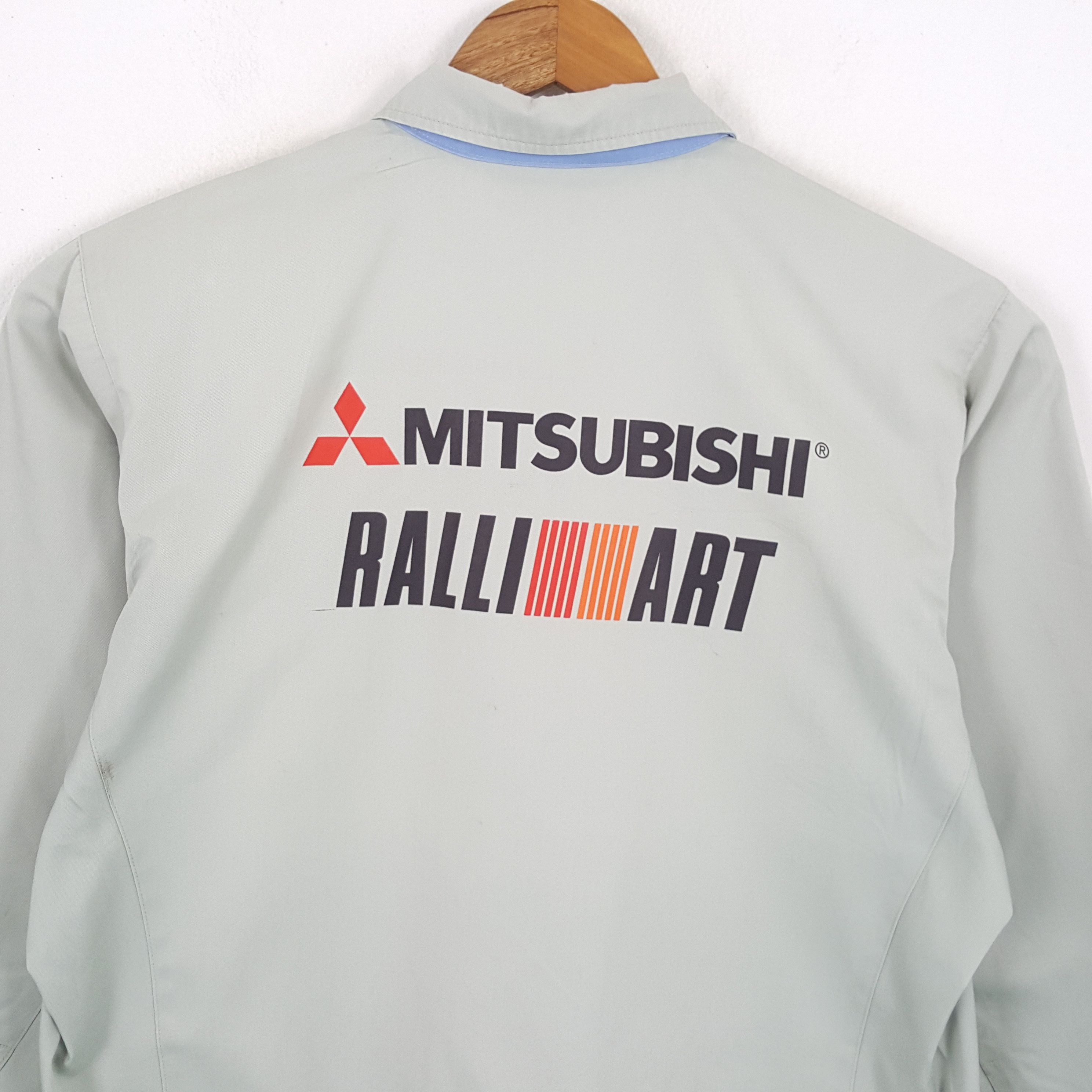 Japanese Brand × Vintage Vintage MITSUBISHI RALLI ART Japanese Racing Custom Jacket Size US XL / EU 56 / 4 - 2 Thumbnail
