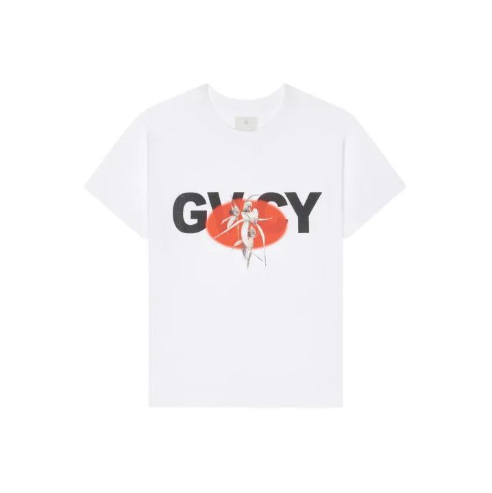 Givenchy Givenchy SS24 Logo Plant Print Short Sleeve T-Shirt Size US XL / EU 56 / 4 - 1 Thumbnail