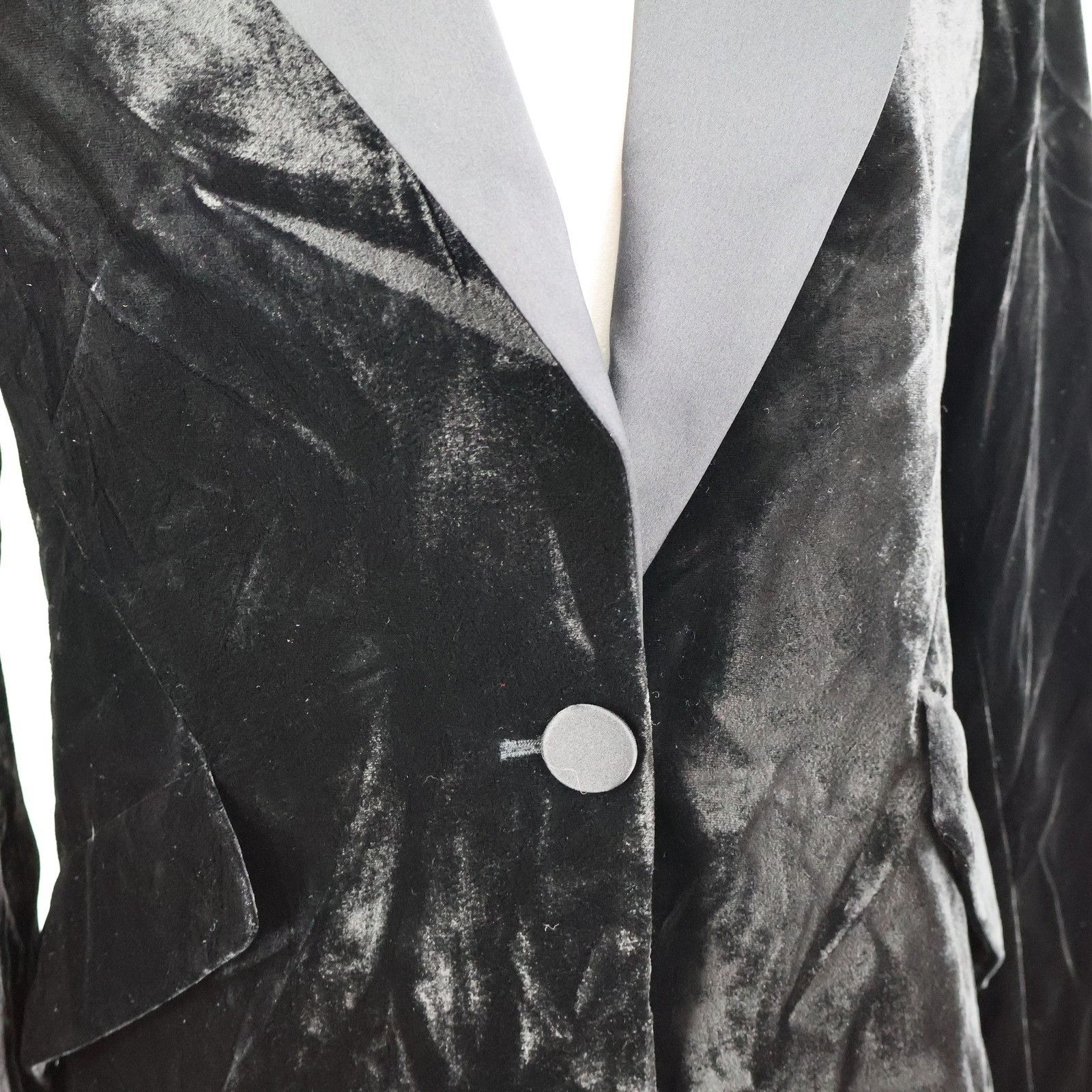 L'AGENCE L'AGENCE Sheila Velvet Tux Blazer Women 2 Silk Blend Holiday Size XS / US 0-2 / IT 36-38 - 5 Thumbnail