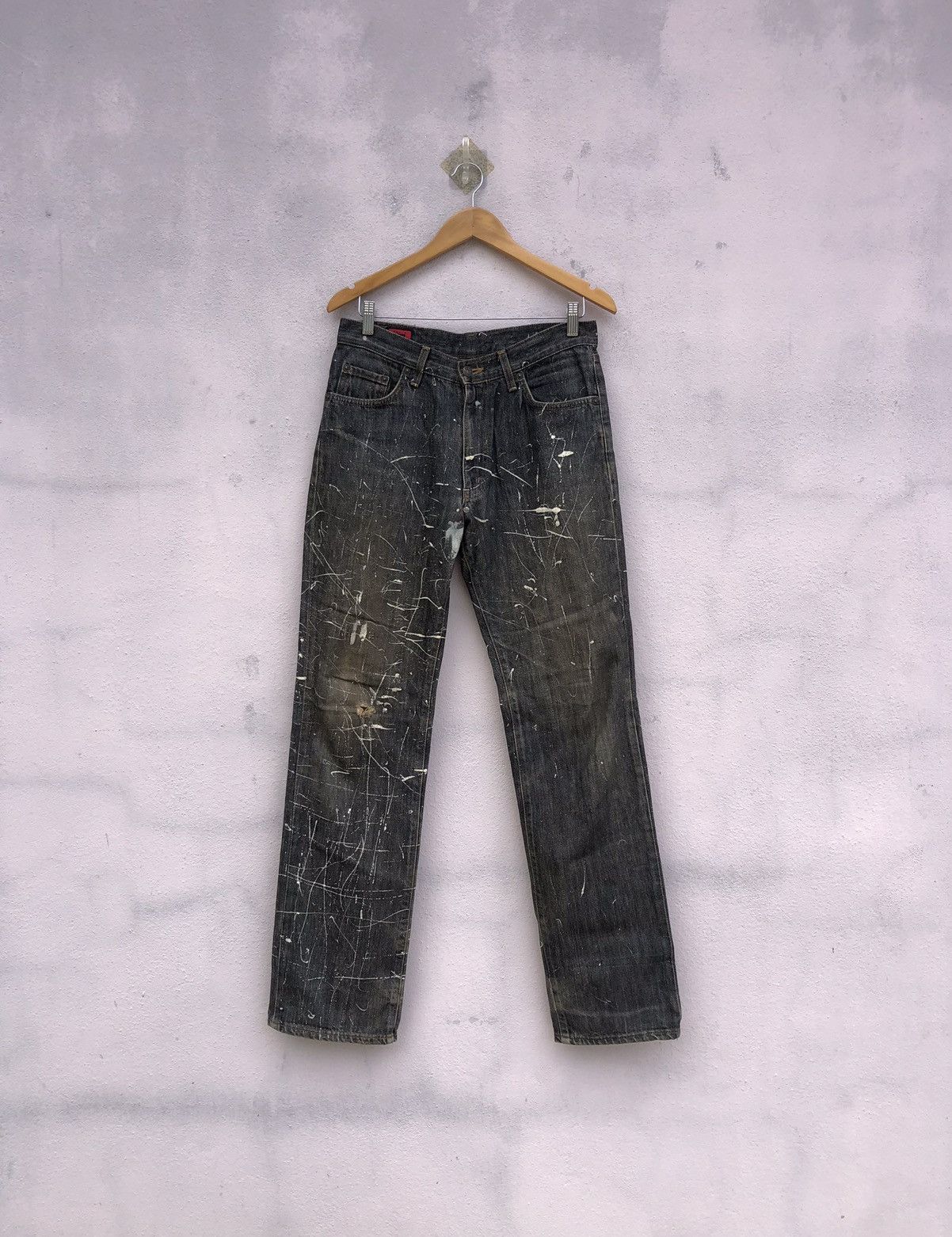 Edwin Edwin 503 Distressed Painter Jeans Size US 29 - 1 Thumbnail