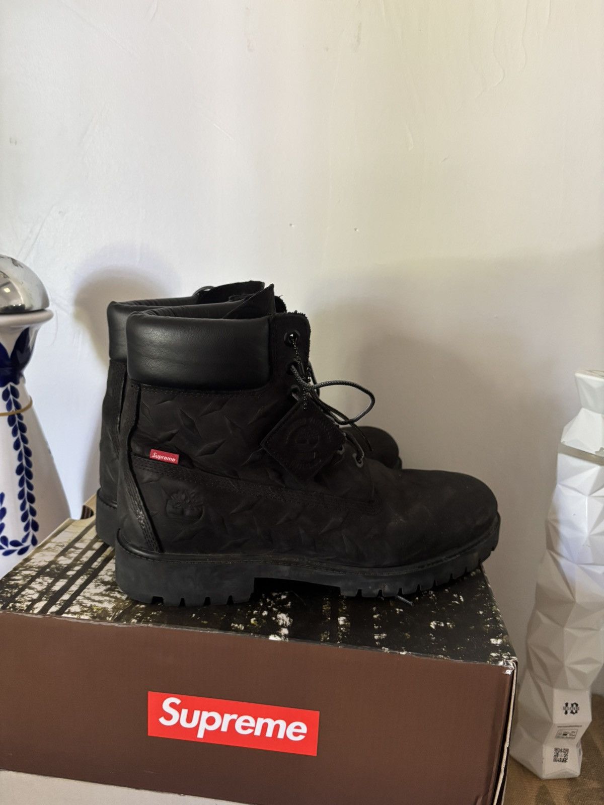 Supreme × Timberland Black Supreme x Timberland Boots Size US 10 / EU 43 - 3 Thumbnail