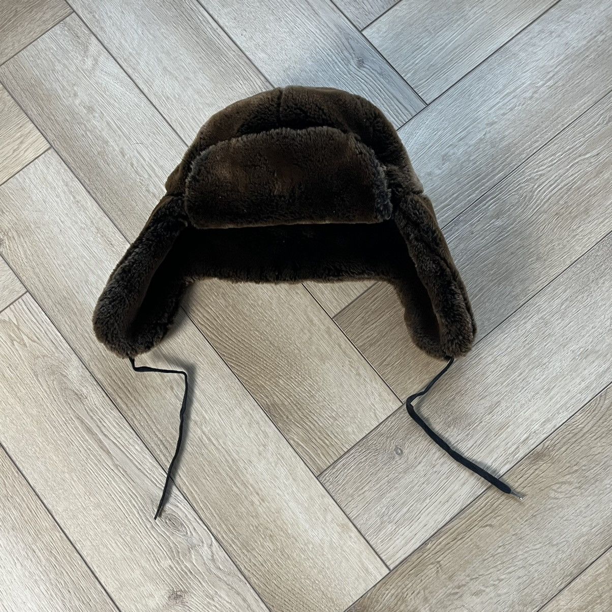 Japanese Brand Faux Fur Trapper Hat Cozy Winter Streetwear Y2K Japan Style Size ONE SIZE - 6 Thumbnail