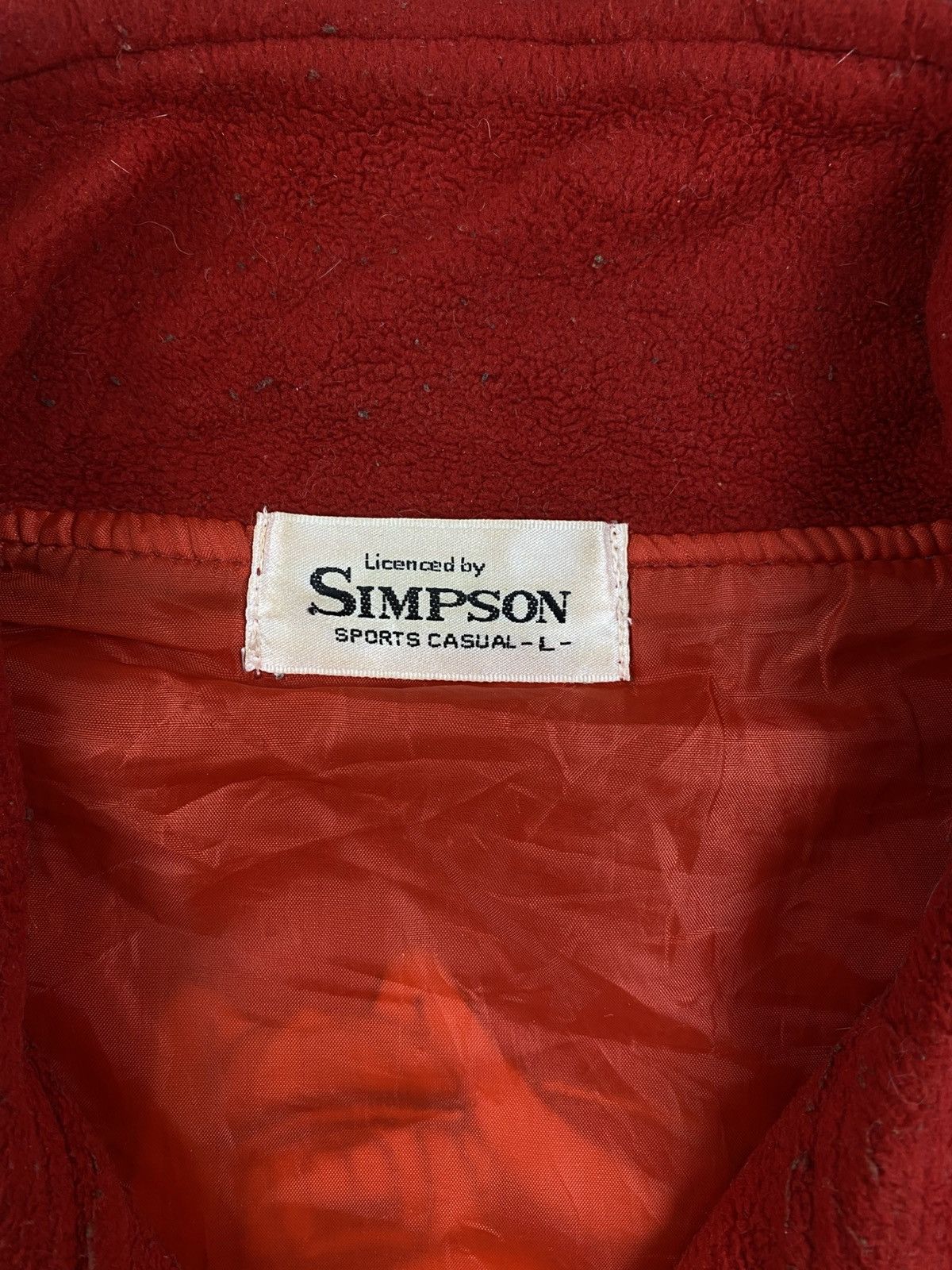 The Simpsons Vintage Simpson Sport Casual Big Logo Vest Zipper Size US M / EU 48-50 / 2 - 9 Thumbnail