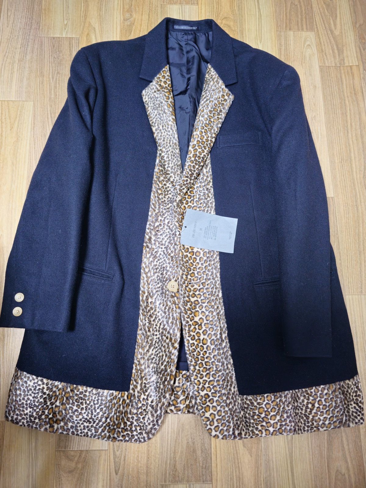 Yohji Yamamoto BNWT M Yohji Yamamoto pour homme aw92 leopars wool coat Size US M / EU 48-50 / 2 - 1 Thumbnail