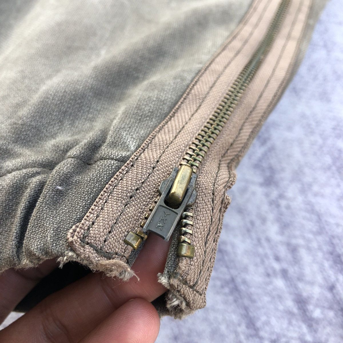 Japanese Brand Vintage Luva Tram Faded olive Cargo pants 7 pocket Size US 32 / EU 48 - 5 Thumbnail