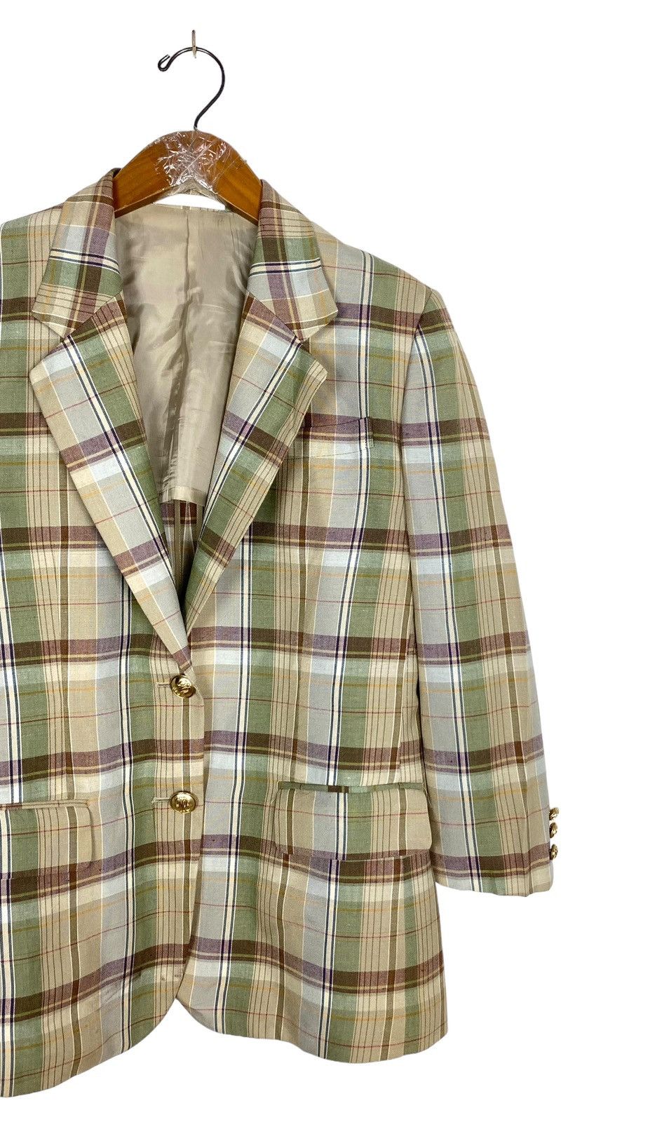 Burberry Rare‼️ Vintage Burberrys Coat Blazer Tartan Size M / US 6-8 / IT 42-44 - 3 Thumbnail