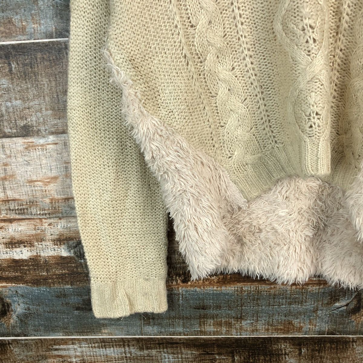 Homespun Knitwear × Japanese Brand W Closet Wears Ino White Knitwear #A1240 Size US M / EU 48-50 / 2 - 7 Thumbnail