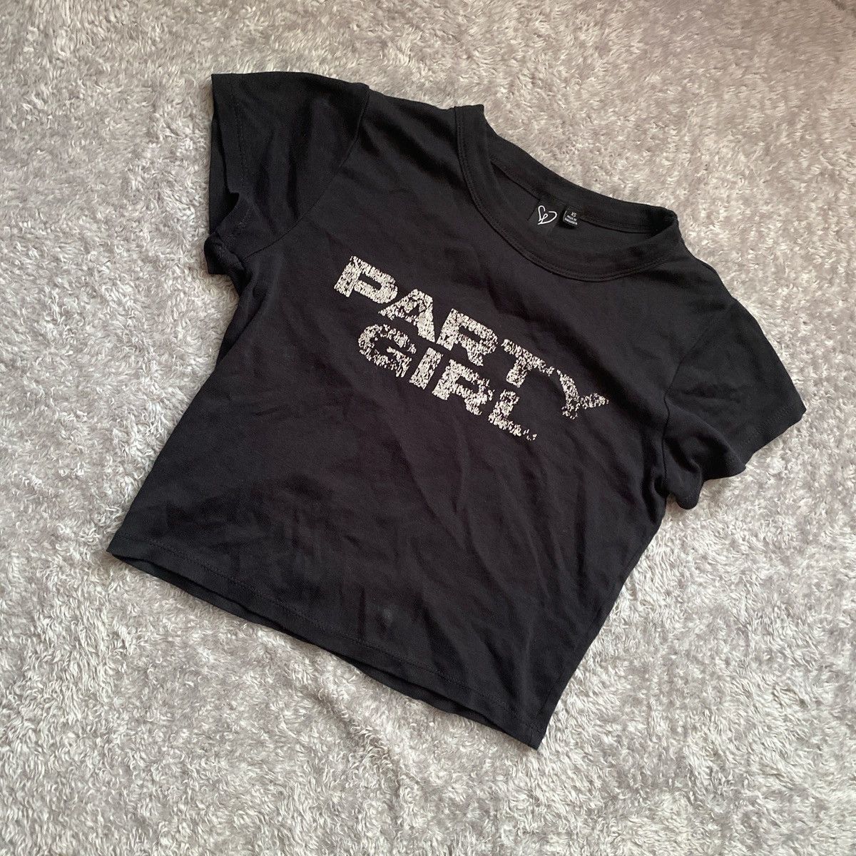 Windsor Smith y2k graphic ‘party girl’ crop top Size XS / US 0-2 / IT 36-38 - 3 Thumbnail