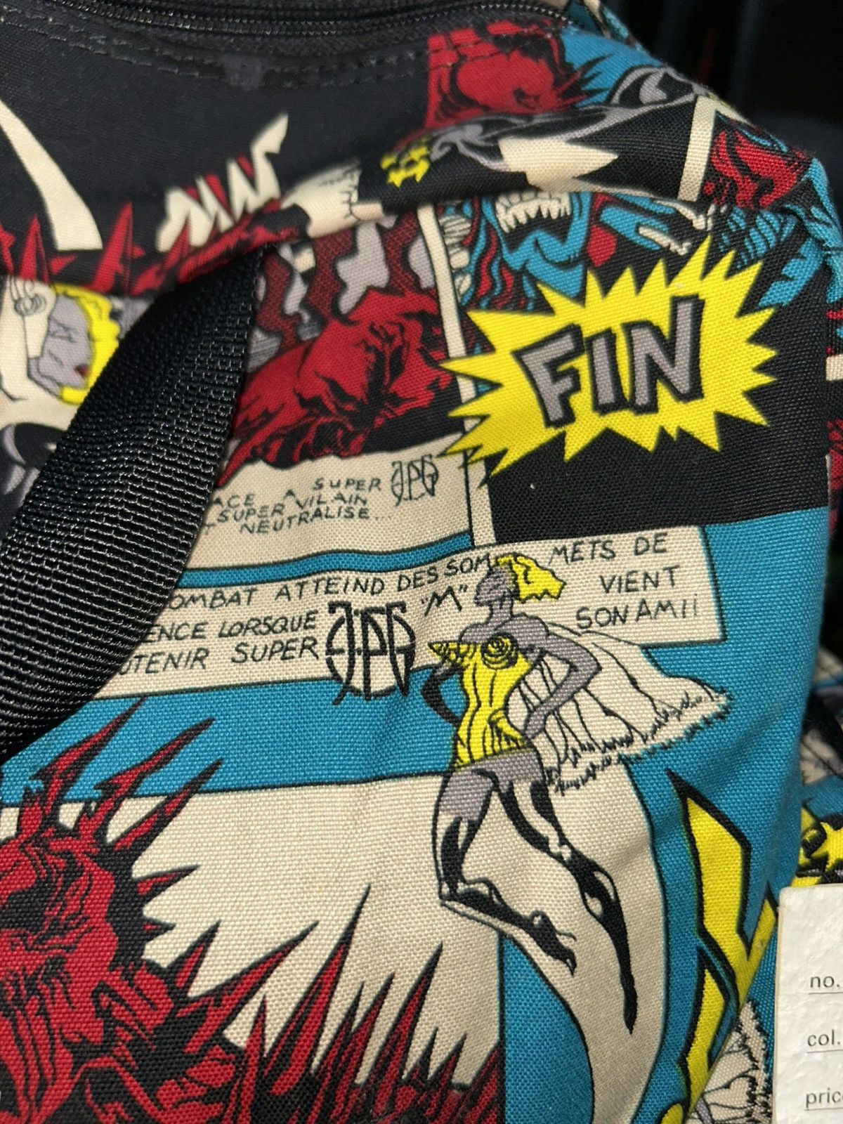 Jean Paul Gaultier F/W 1995 Comic Book Style 'The Virus Man' Three Way Bag Size ONE SIZE - 15 Thumbnail