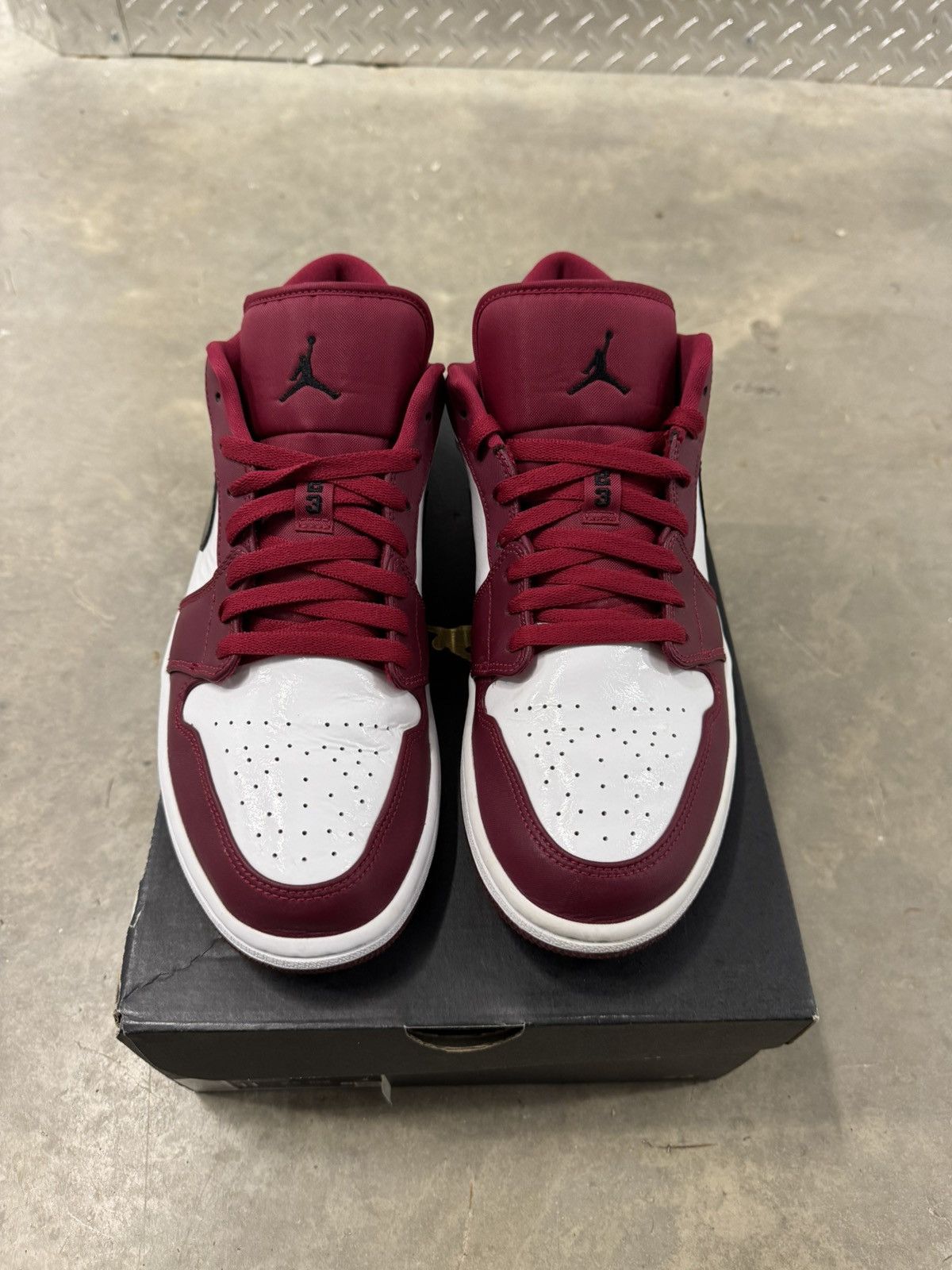 Jordan Brand Jordan 1 Low Noble Red Size 11 Size US 11 / EU 44 - 4 Thumbnail