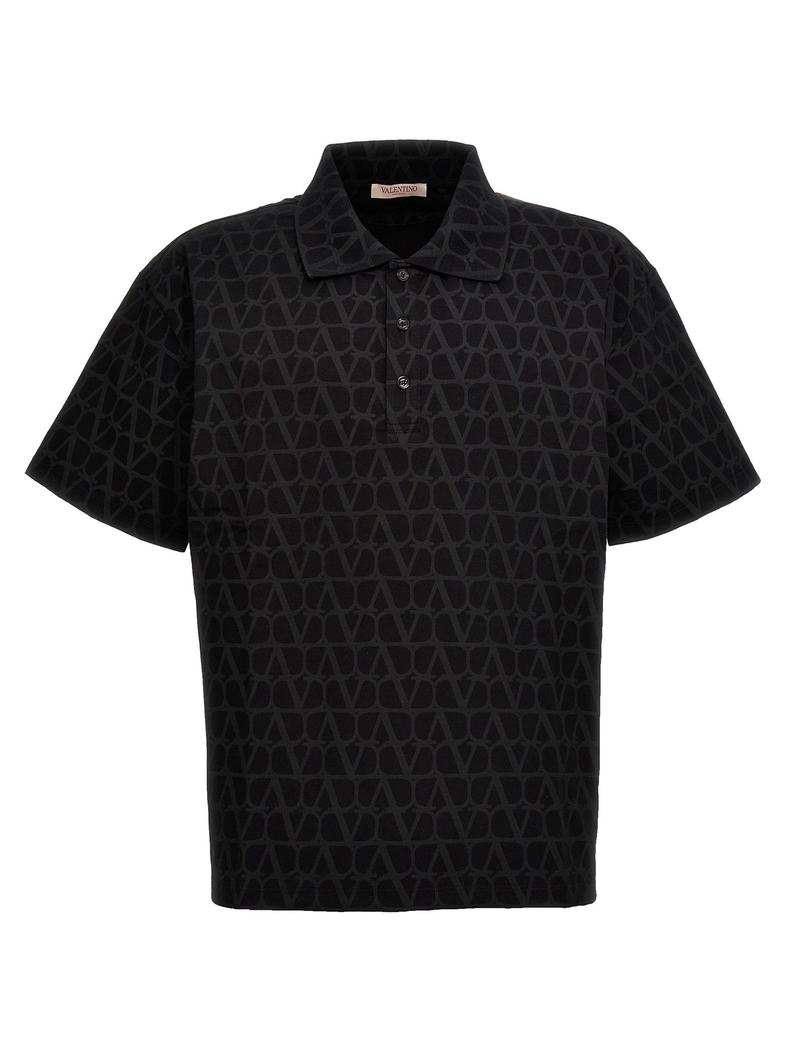 ポロシャツ VALENTINO Men Polo shirt Black 4V3KP02G9W5 MXM Valentino Outlet: Polo shirt men - Black | Valentino polo
