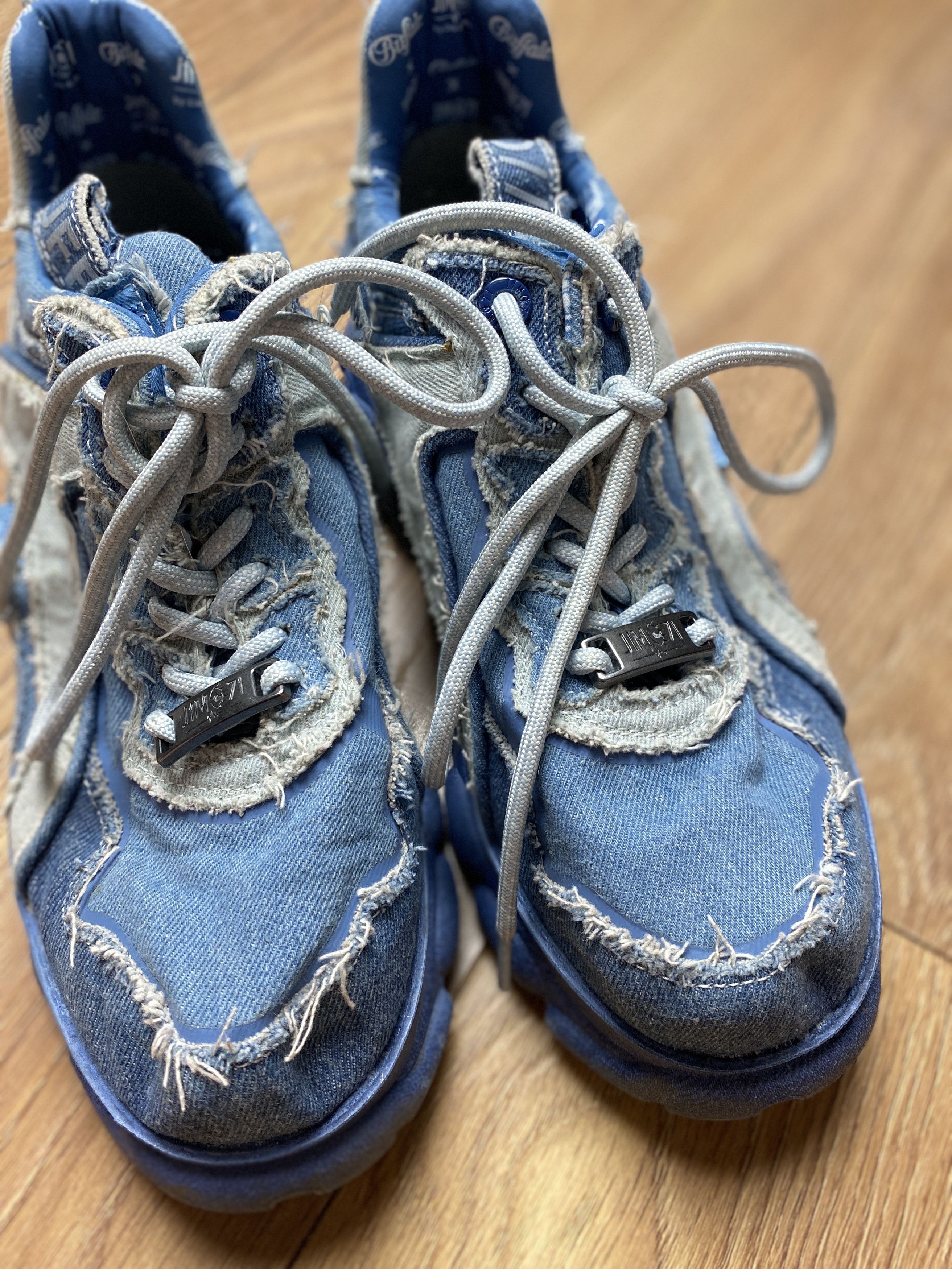 Buffalo London Buffalo London x J1MO71 by Lisa and Lena chunky denim shoes Size US 9 / IT 39 - 6 Thumbnail