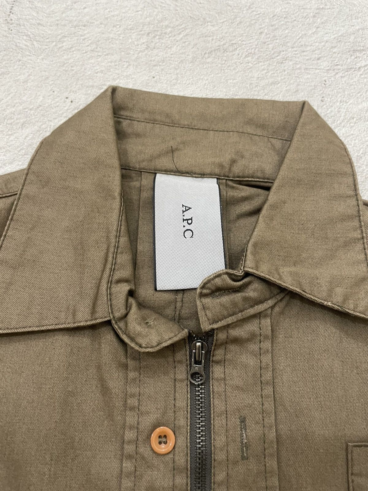 Japanese Brand 2000s APC Japan Military Jacket Utility Cargo If6was9 LGB Size US M / EU 48-50 / 2 - 4 Thumbnail