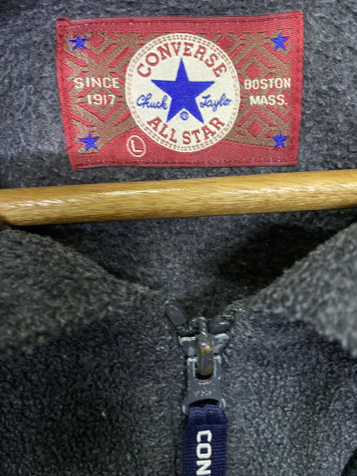 Converse Converse Hoodie Fleece Sweater Embroidery On Back Size US L / EU 52-54 / 3 - 10 Thumbnail