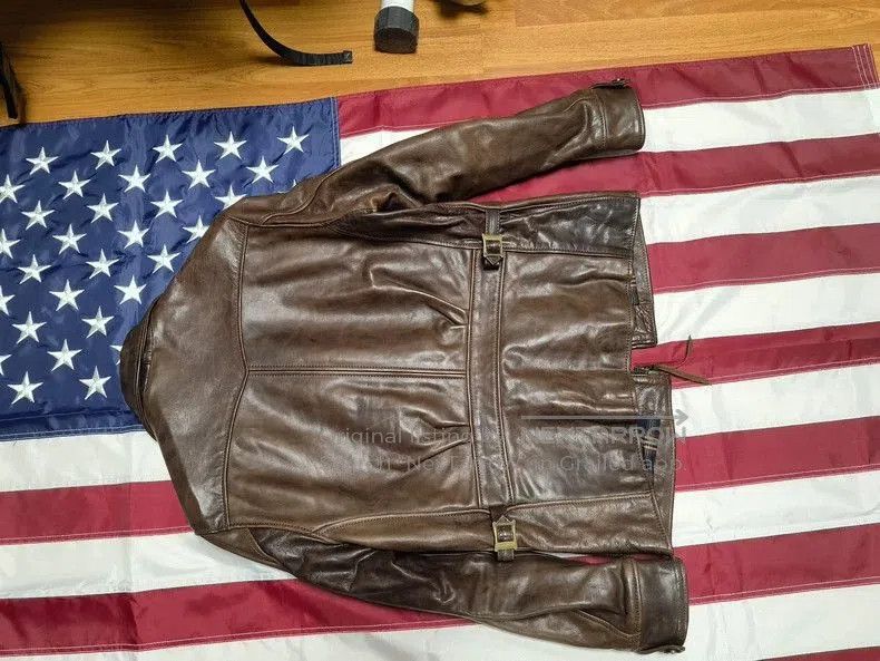 RRL Ralph Lauren RRL Heavy Waxed Horsehide Newsboy Jacket. Size US L / EU 52-54 / 3 - 2 Thumbnail