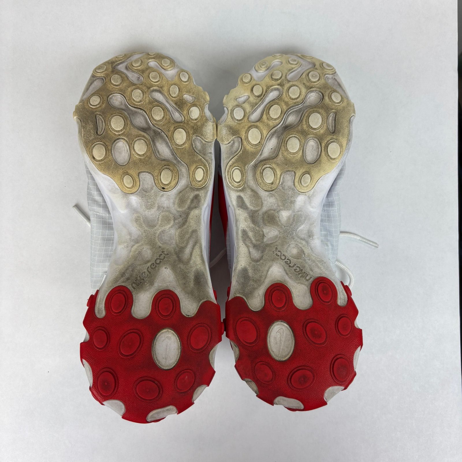 Nike Nike React Element 55 White Red Sneakers Shoes Men's 13 Run Size US 13 / EU 46 - 8 Thumbnail