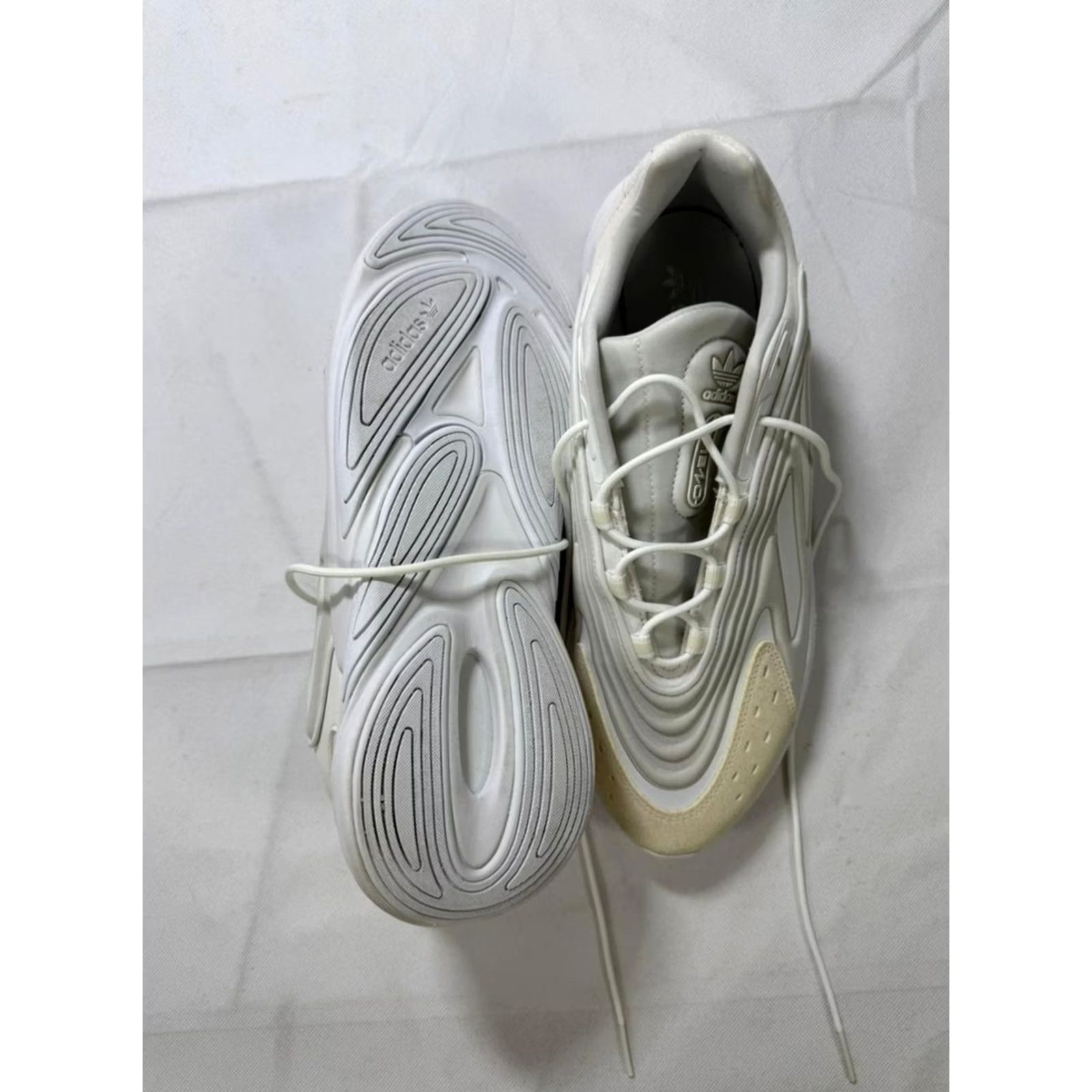 Adidas Adidas Ozrah Oz-?? Adidas Originals Ozelia White Cream Men'S Sneakers 12 Size US 12 / EU 45 - 7 Thumbnail