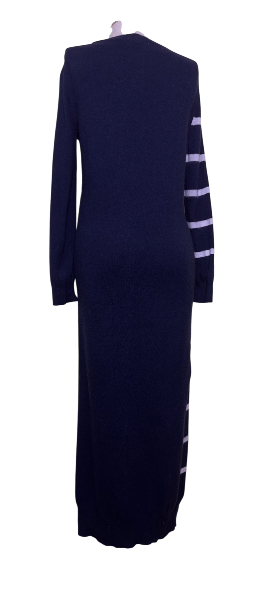 Other Semicouture Cashmere Wool Striped Blue Dress Size M / US 6-8 / IT 42-44 - 4 Thumbnail