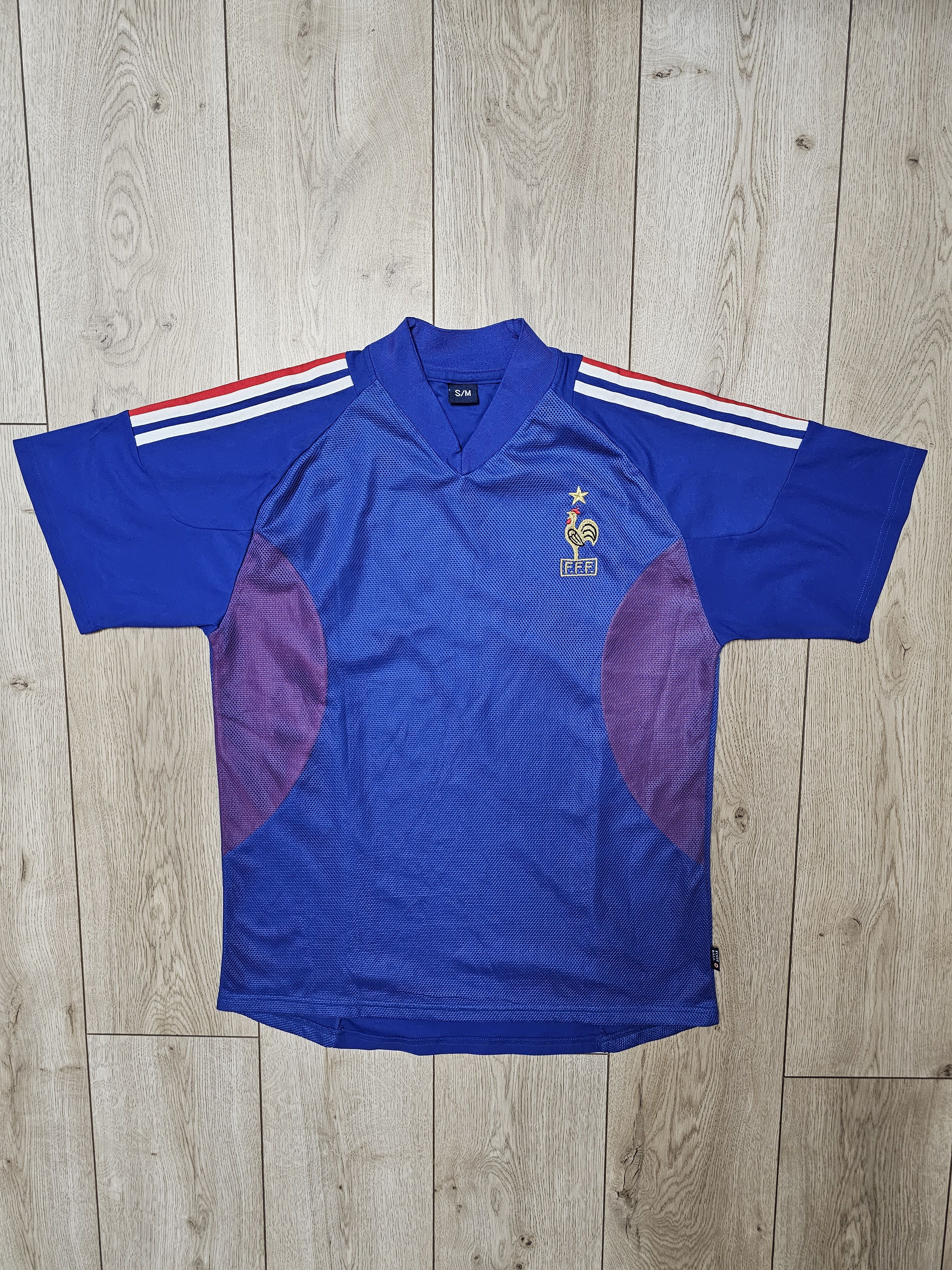 All Sport FRANCE 2002 2004 VINTAGE HOME FOOTBALL SHIRT SOCCER JERSEY Size US S / EU 44-46 / 1 - 1 Thumbnail