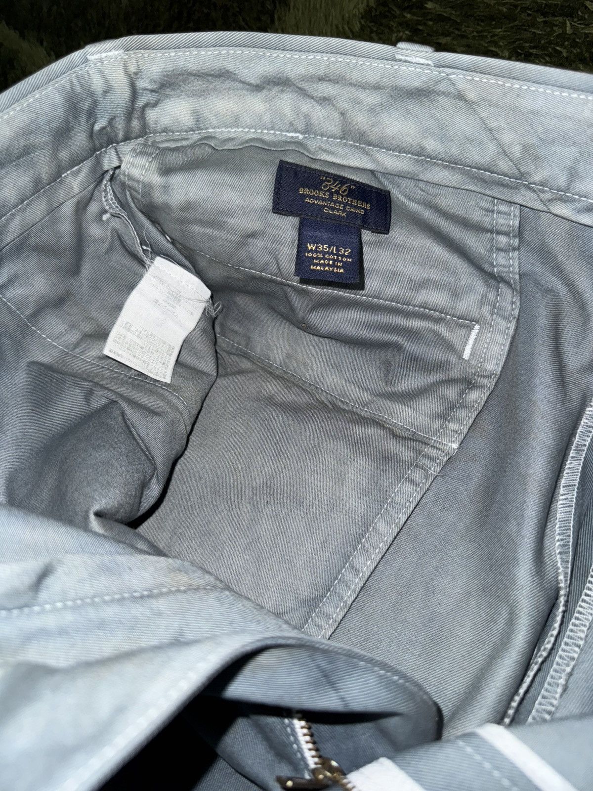 Brooks Brothers [W35/L32] Brooks Brothers 346 JAPAN hand dying trouser Size US 35 - 4 Thumbnail