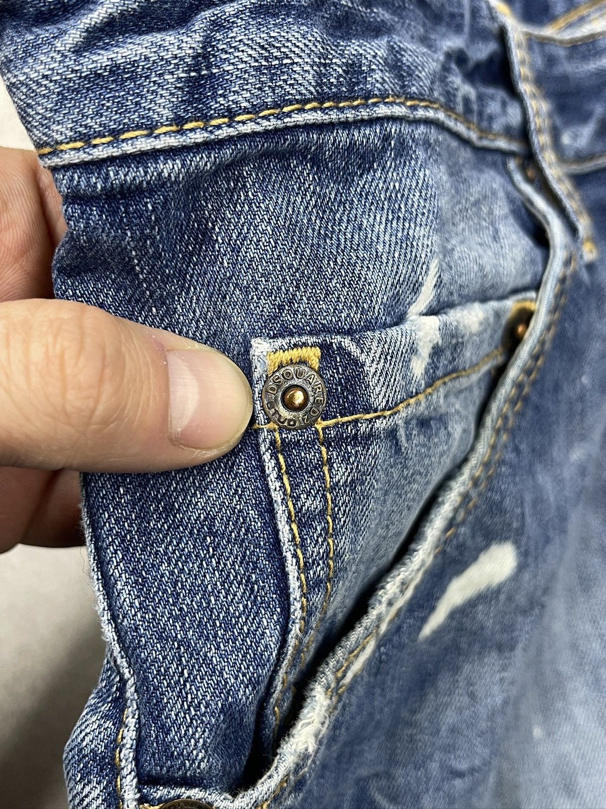 Dsquared2 Dsquared2 Classic Kenny Jeans Denim Distressed Size US 34 / EU 50 - 16 Thumbnail