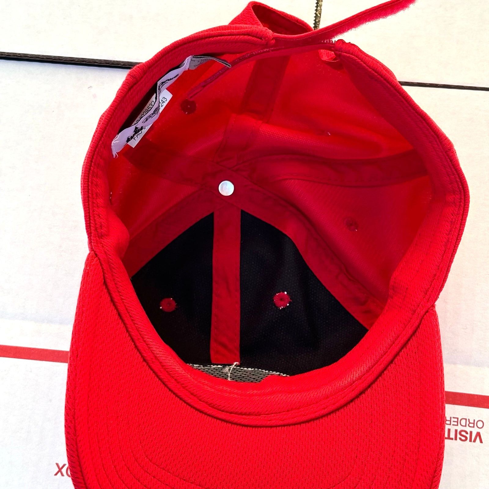 Disney Red Disney Parks 10k Marathon Men's Hat Size ONE SIZE - 4 Thumbnail