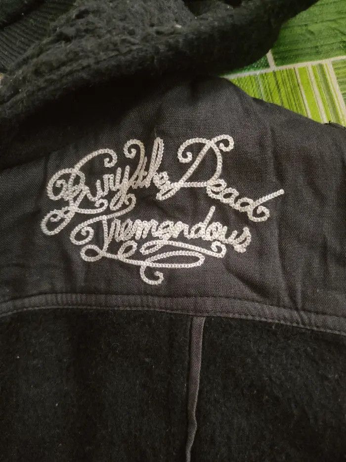Vintage DL Mazaria Skull Black Hoodie Sweater Jacket #S2907 Size US S / EU 44-46 / 1 - 10 Thumbnail