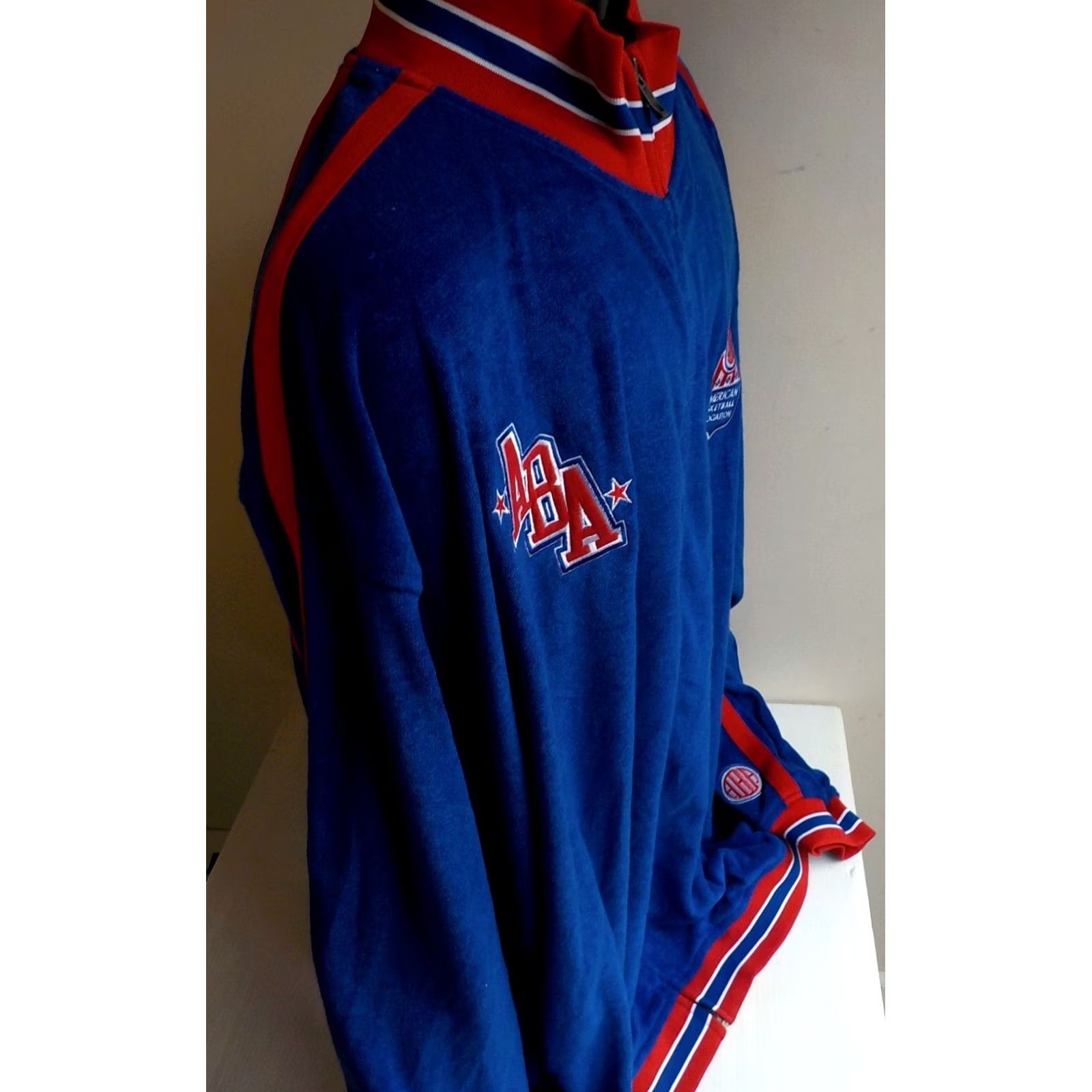 Reebok VINTAGE REEBOK Track Jacket ABA Blue Red White 4XL NWT Mens Hoodie? Size US XXL / EU 58 / 5 - 4 Thumbnail
