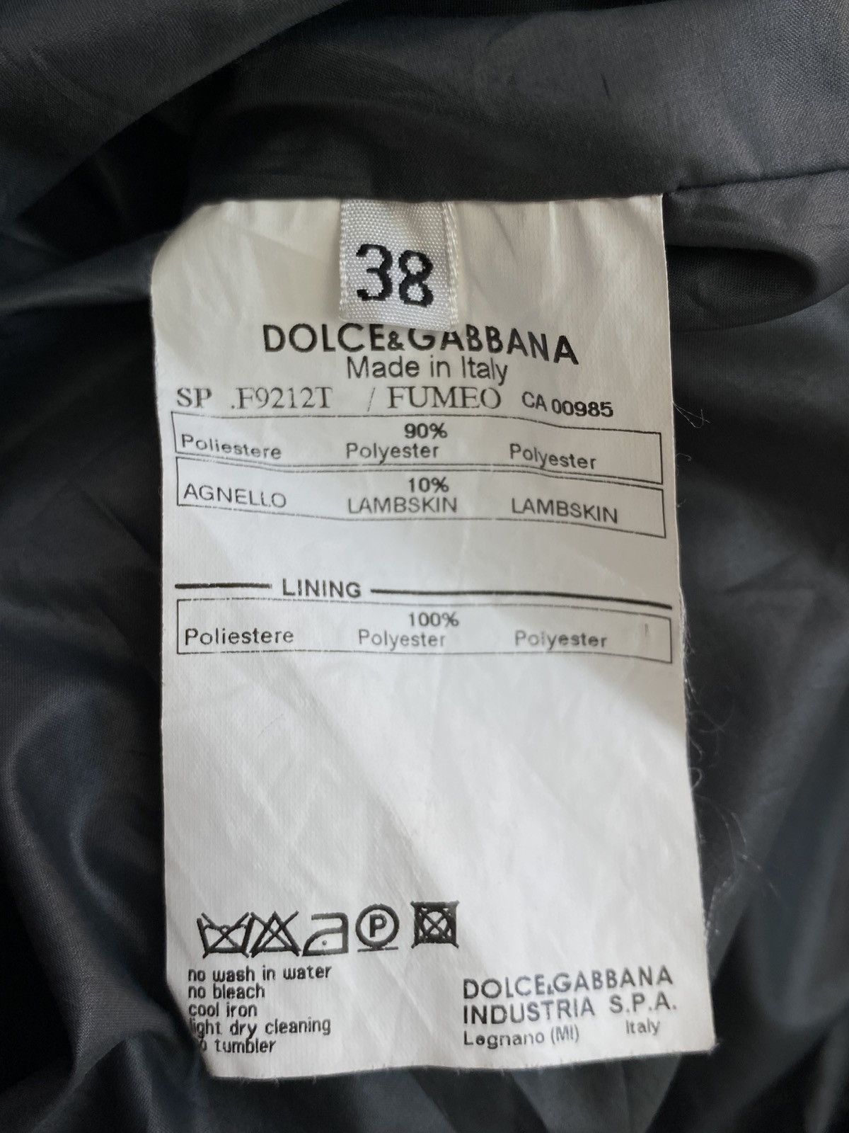 Dolce & Gabbana 2000’s Dolce Gabbana Quilted Leather Trim Motorcycle Jacket Size US S / EU 44-46 / 1 - 3 Thumbnail