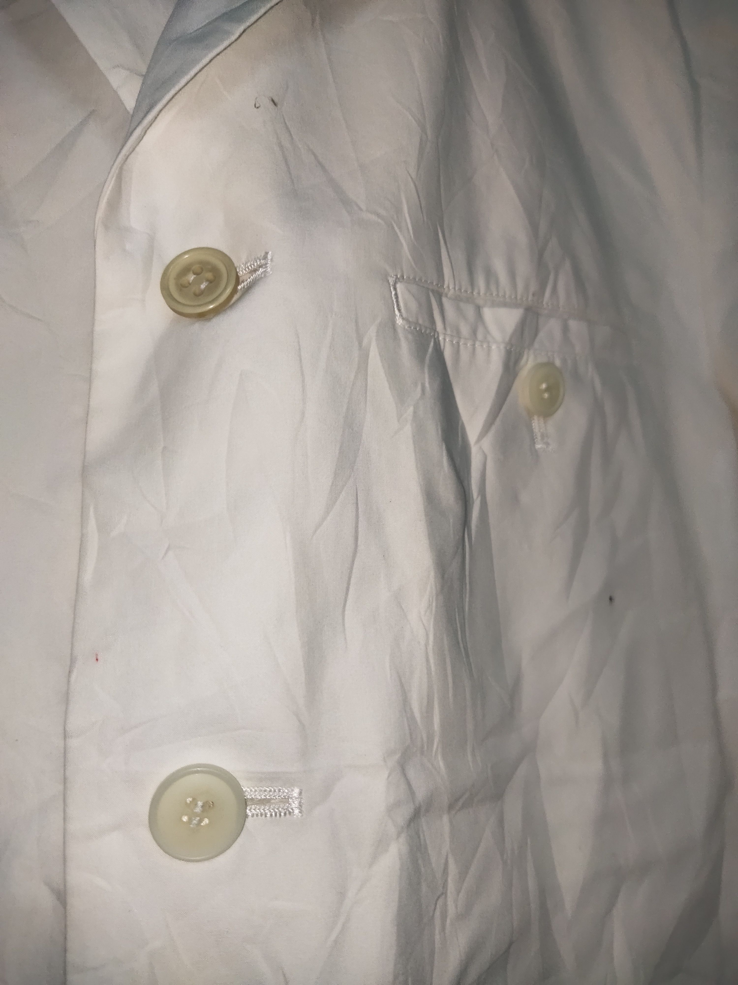 Issey Miyake × Vintage Vintage Issey Miyake White Jacket Size S / US 4 / IT 40 - 11 Thumbnail