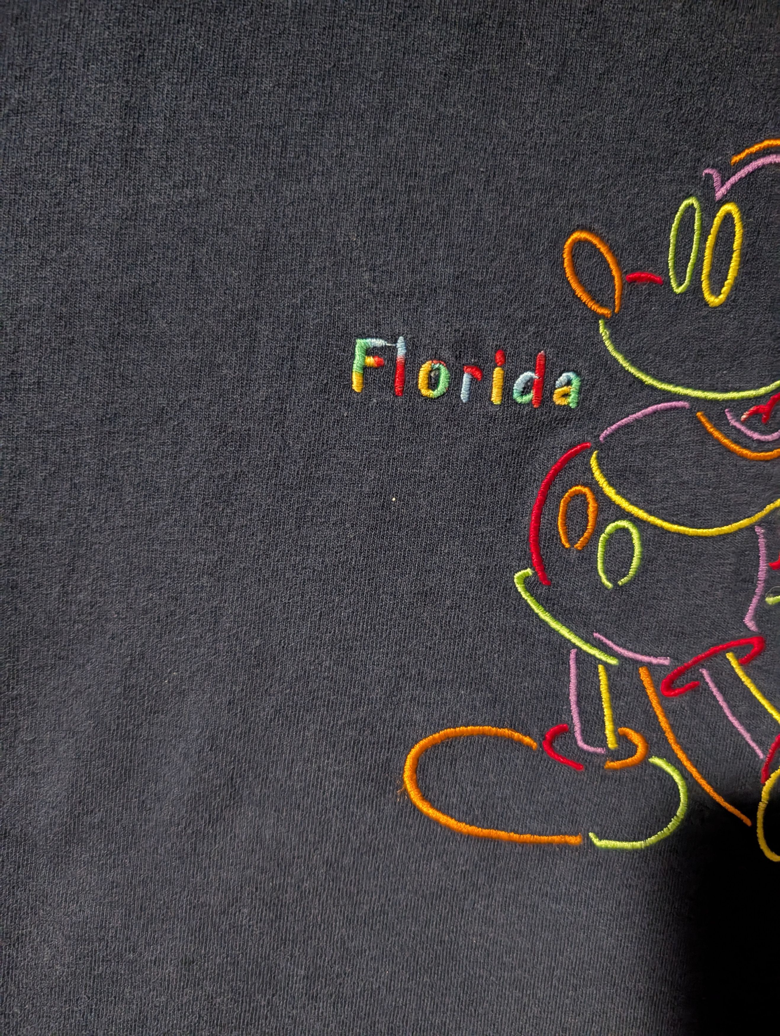 Mickey Unlimited Vintage 90s Mickey Mouse Florida T Shirt Men's Single Stitch Size US XXL / EU 58 / 5 - 5 Thumbnail