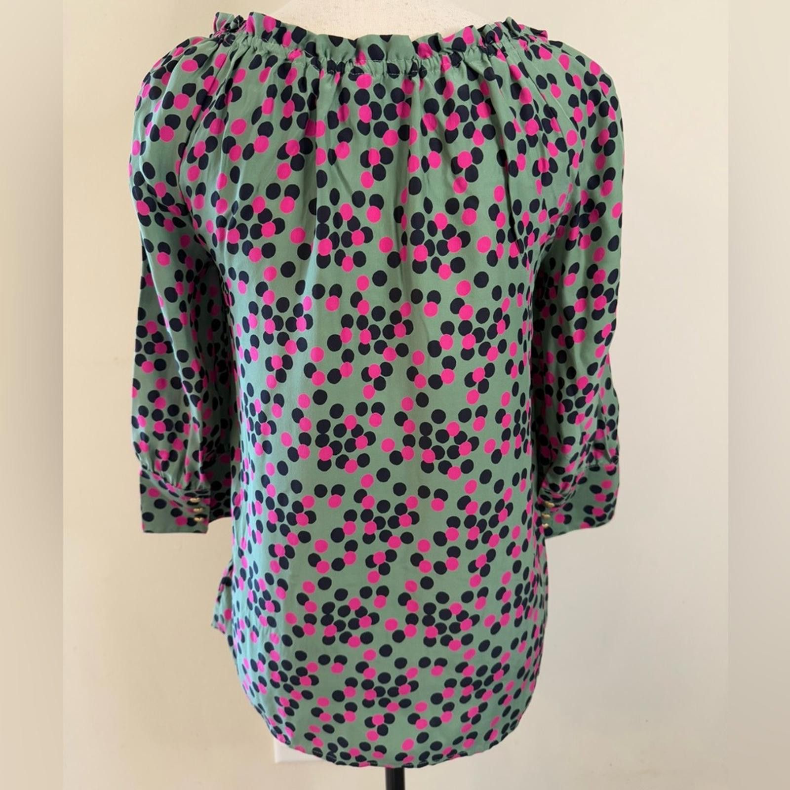 Juicy Couture Jeans Juicy Couture polka dot top Apple buttons SZ S/M Size M / US 6-8 / IT 42-44 - 4 Thumbnail