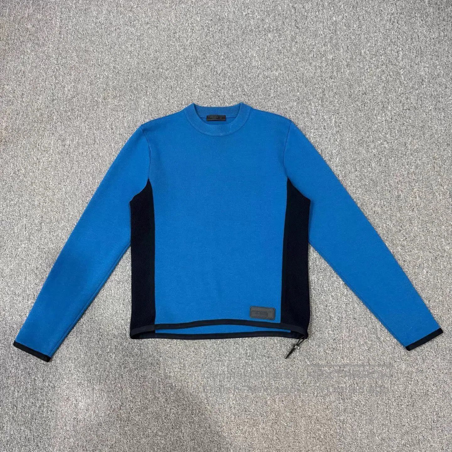Prada Blue Long Sleeve Knit Sweater . Size US M / EU 48-50 / 2 - 1 Thumbnail