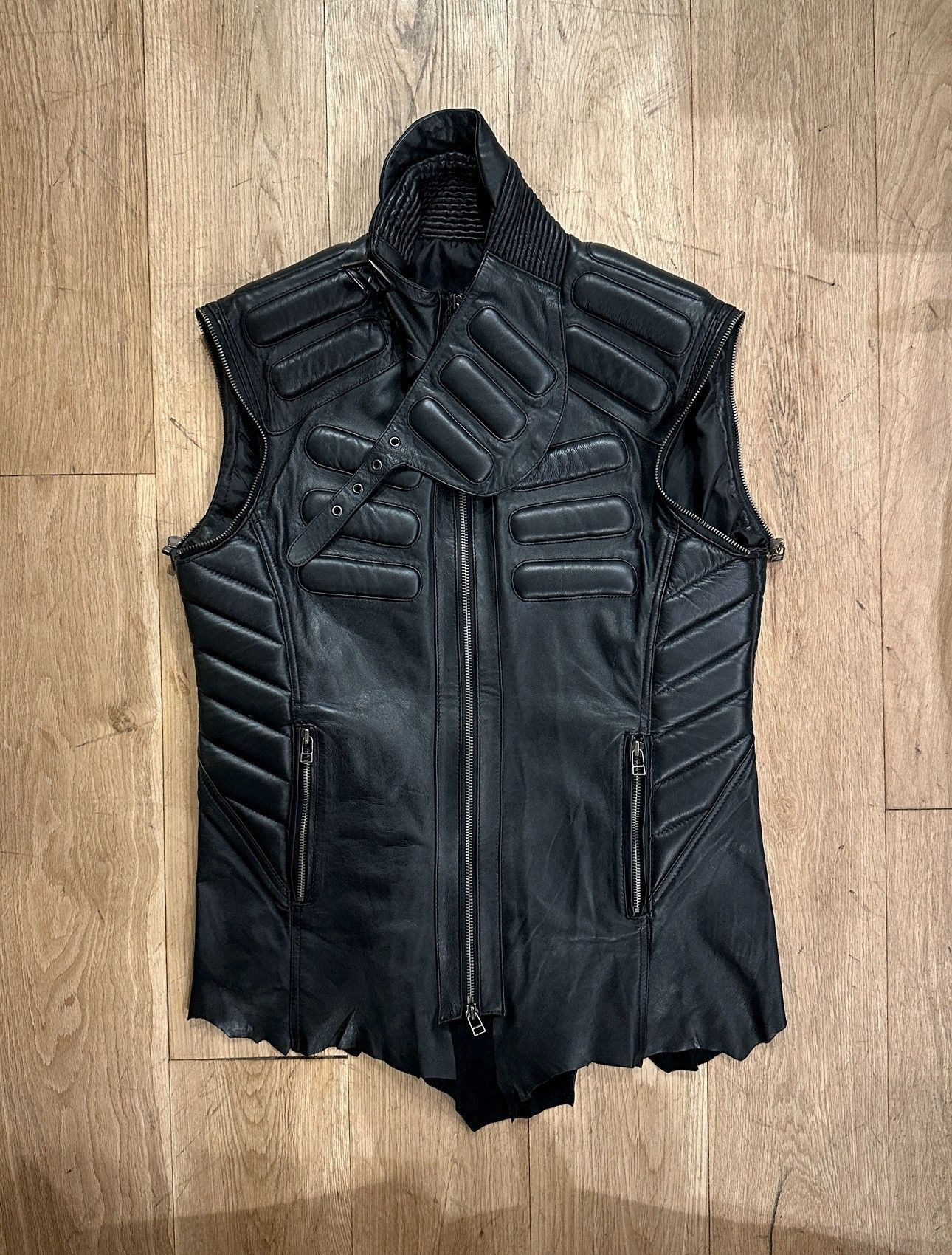 Yasuyuki Ishii Yasuyuki Ishii FW24 Leather Racing Jacket Size US L / EU 52-54 / 3 - 3 Thumbnail
