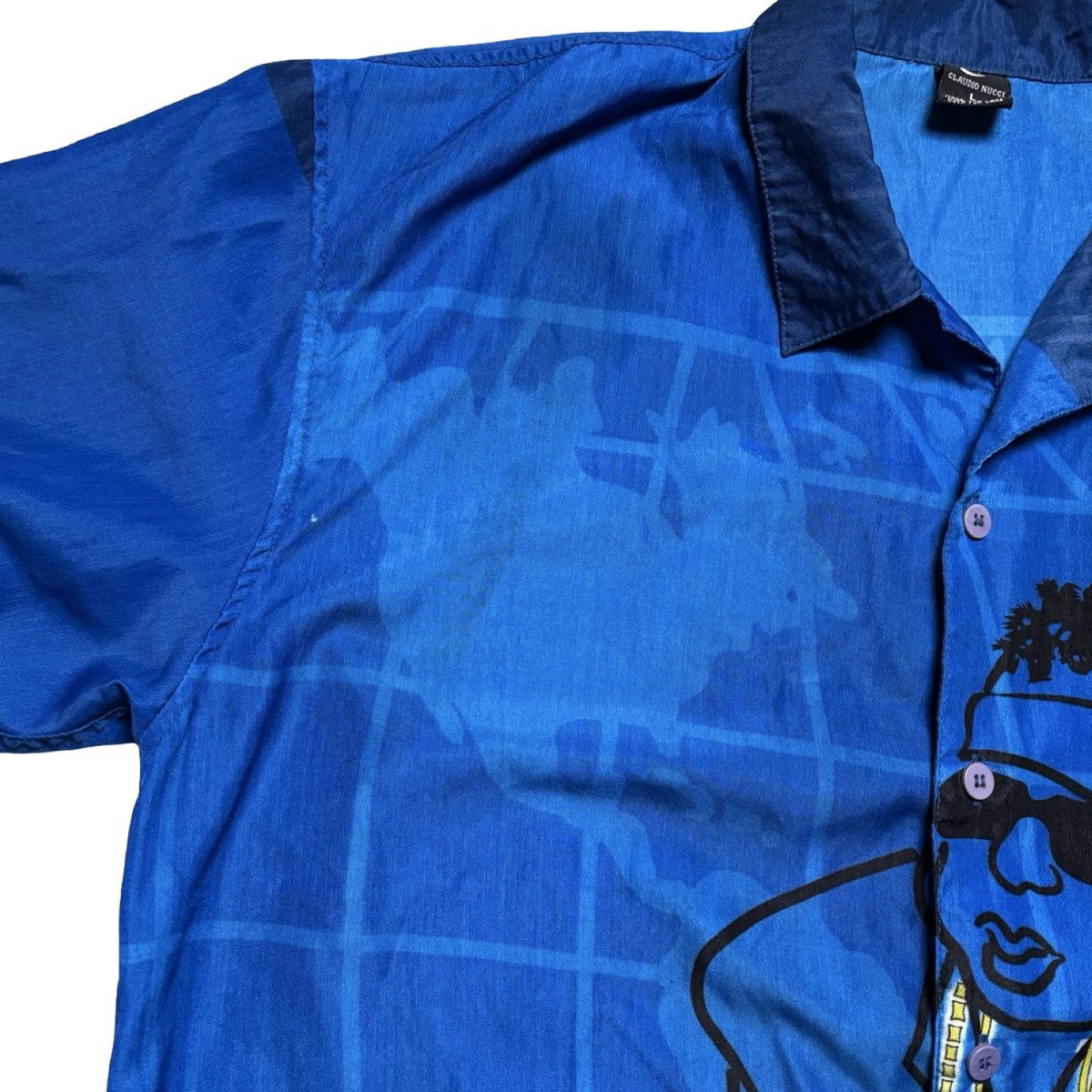 Other Vintage 90s Claudio Nucci Hip Hop AOP Button Down Shirt L Size US L / EU 52-54 / 3 - 2 Thumbnail