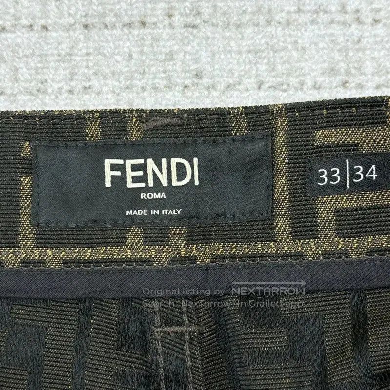 Fendi Fendi Men's Casual Pants in Light Brown . Size US 34 / EU 50 - 4 Thumbnail