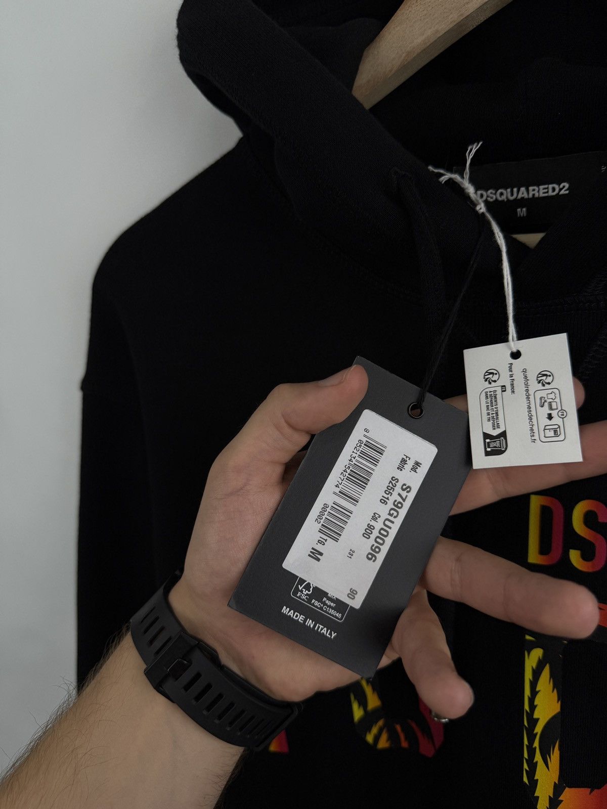 Dsquared2 🇮🇹❗️NEW Dsquared2 ICON Hawaiian Logo Hoodie Y2K Size US M / EU 48-50 / 2 - 11 Thumbnail