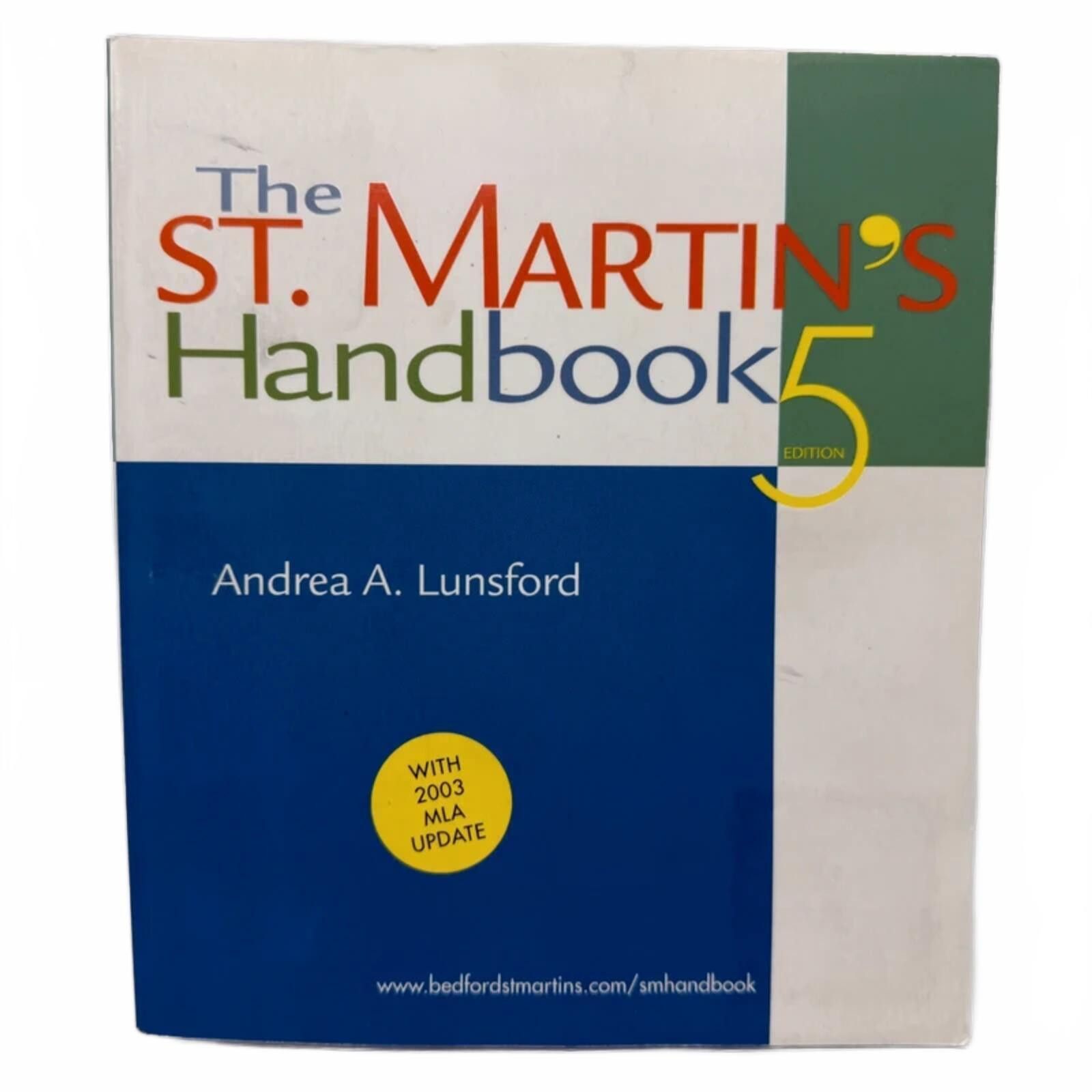 Other The St. Martin's Handbook: With 2003 MLA Update Size ONE SIZE - 1 Thumbnail