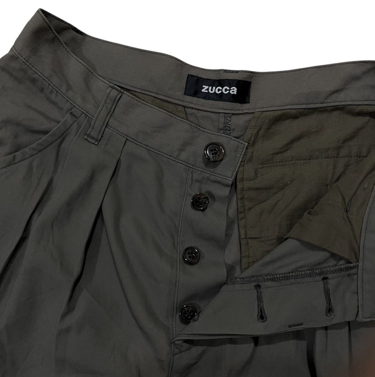 Issey Miyake × Japanese Brand × Tsumori Chisato Vintage Zucca by issey miyake iconic cropped pants Size US 29 - 4 Thumbnail