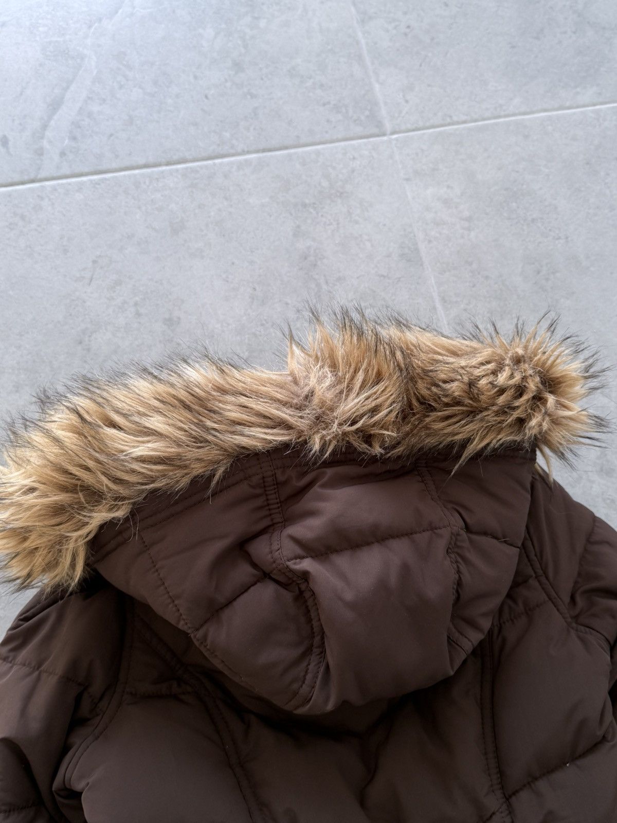 Hollister 2000s Y2K Hollister Hysteric Glamour Style Fur Hood Jacket Size US S / EU 44-46 / 1 - 4 Thumbnail