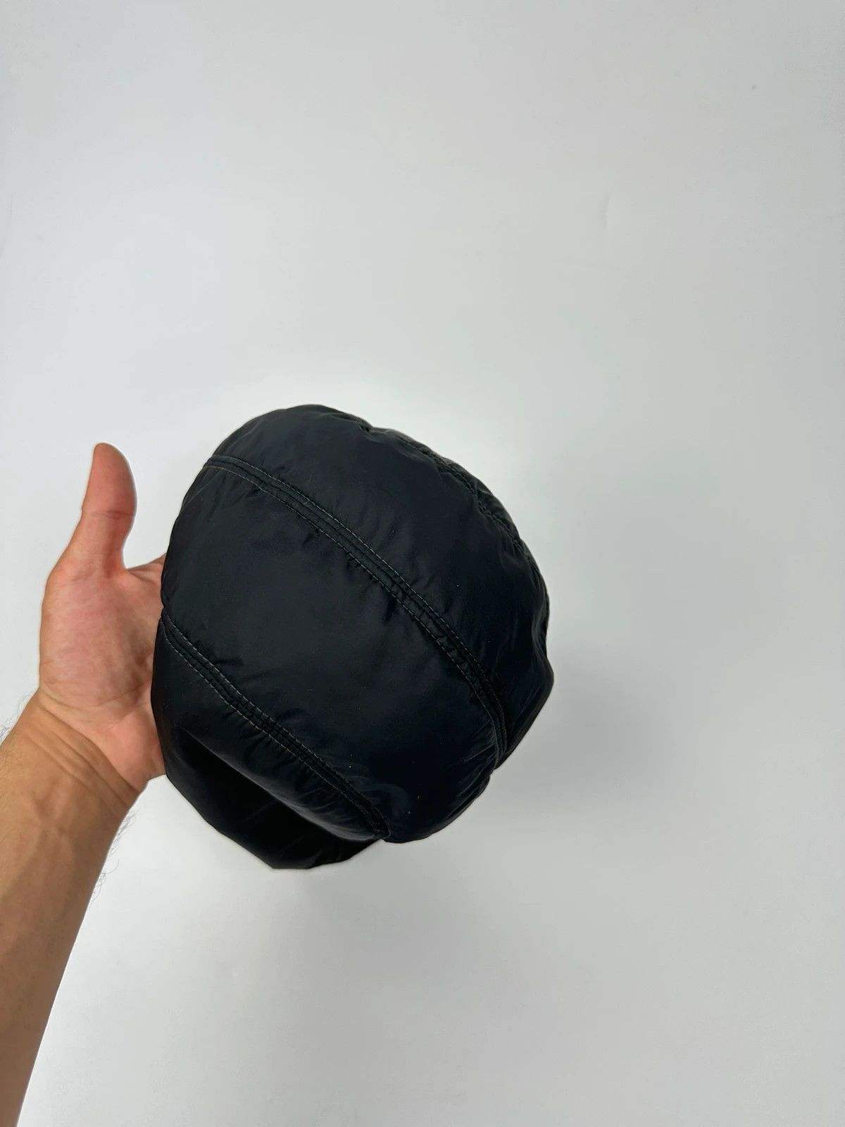 Prada Prada Sport FW99 Black Nylon Hood Mask Size ONE SIZE - 13 Thumbnail