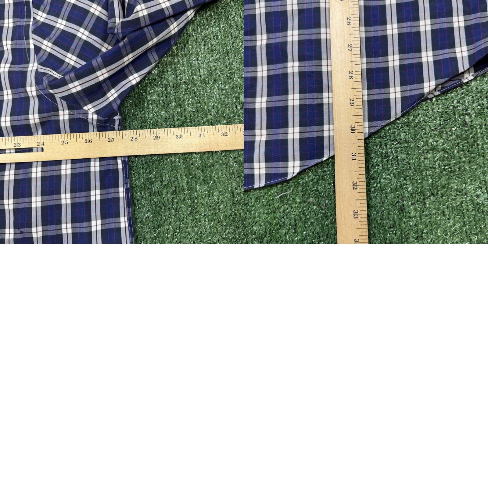 Brooks Brothers BROOKS BROTHERS Button-Up Shirt Men 1XL Blue Plaid Long Sleeve Casual Business Regular Fit Mens Size US XL / EU 56 / 4 - 8 Thumbnail