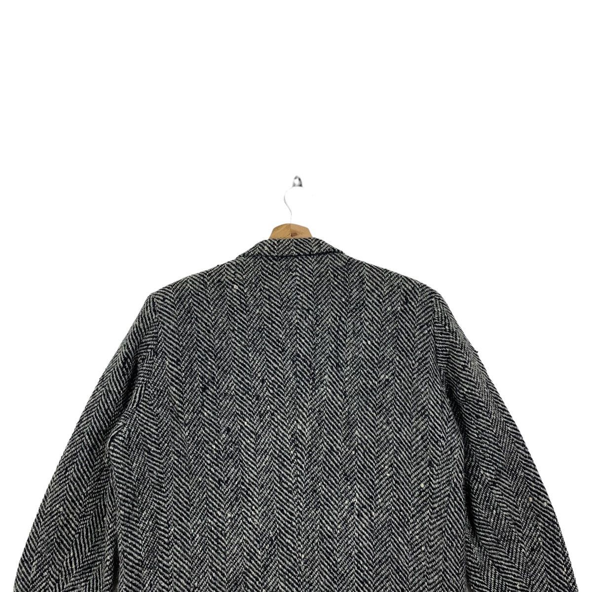 Japanese Brand ROPE Japanese Brand Designer Herringbone Wool Blazer Coat Size M / US 6-8 / IT 42-44 - 6 Thumbnail